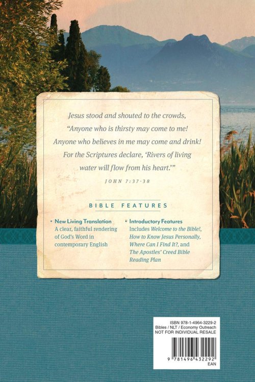 NLT Large Print Economy Outreach Bible