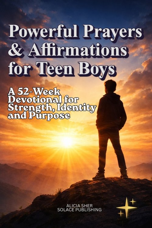 Powerful Prayers & Affirmations for Teen Boys: A 52-Week Devotional for Strength, Identity, and Purpose