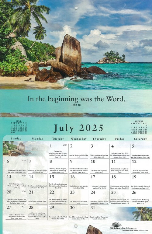 Gospel of Peace 2025 Calendar