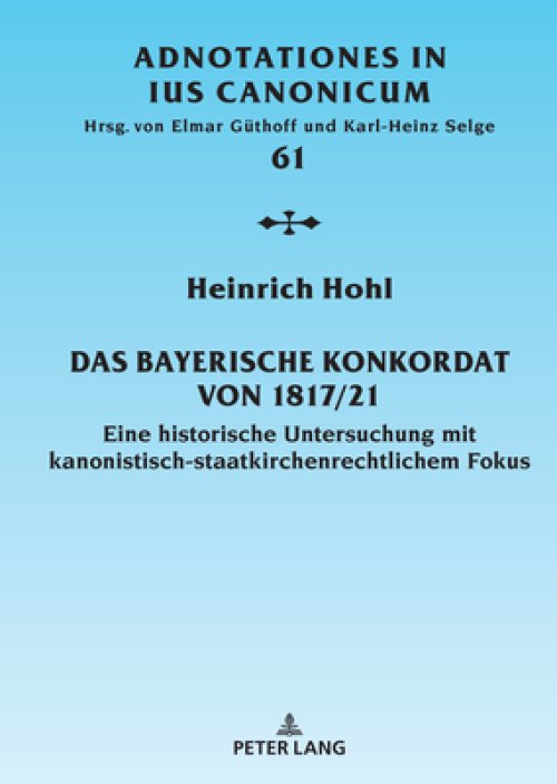 Bayerische Konkordat Von 1817/21