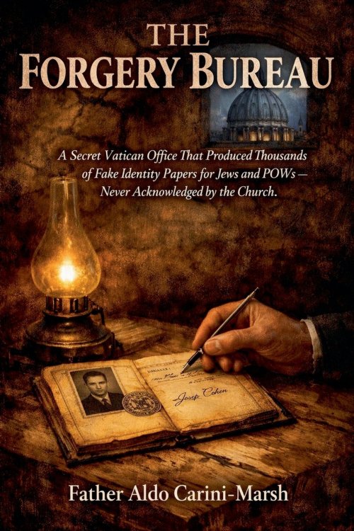 THE FORGERY BUREAU : A Secret Vatican Office That Produced Thousands of Fake Identity Papers for Jews and POWs - Never Acknowledged by the Church