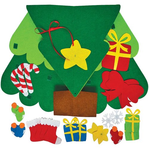 Giant Christmas Tree Felt Wall Hanging