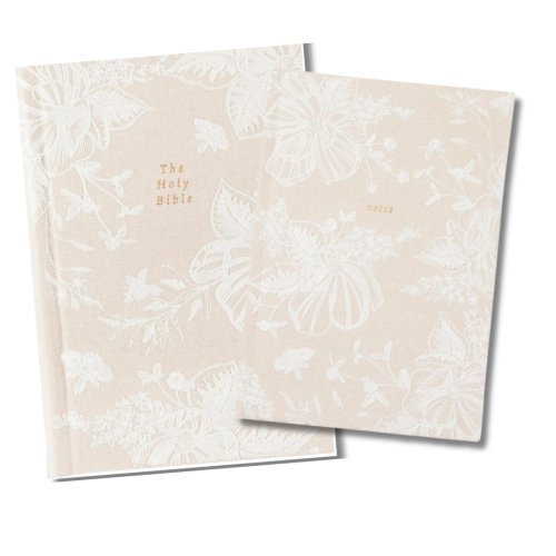 Hosanna Revival NLT Compact Bible + Notebook Casablanca Collection