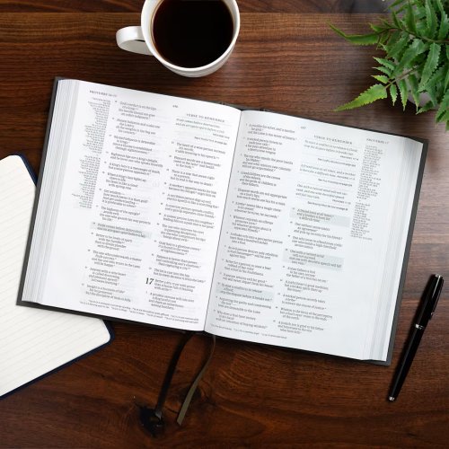 CSB Men of Character Bible, Revised and Updated, Charcoal Cloth Over Board