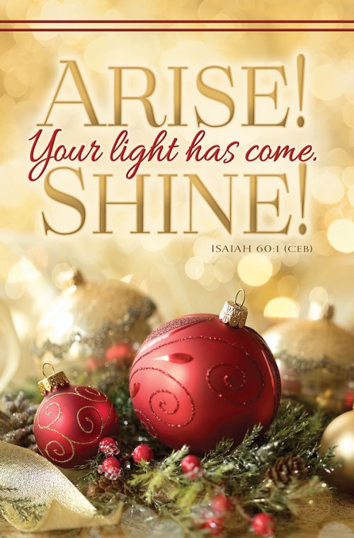 Arise! Shine! Christmas Bulletin (pack of 100)