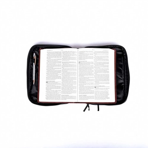 Bible Cover Lambskin Black Large