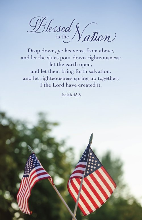 Patriotic Bulletin: Created It (Package of 100)
