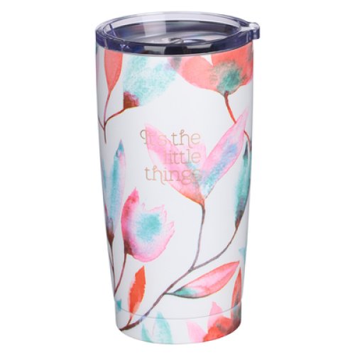 SS Travel Mug Pink Petals Little Things