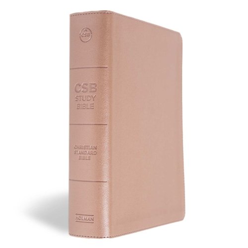 CSB Study Bible, Personal Size Edition, Rose Gold
