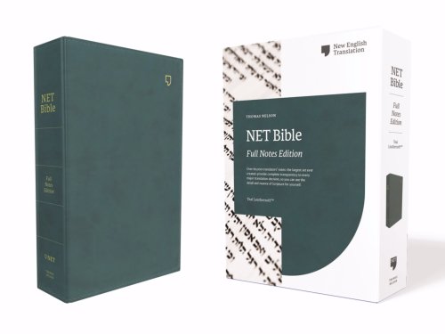 NET Bible, Full-notes Edition, Leathersoft, Teal, Comfort Print