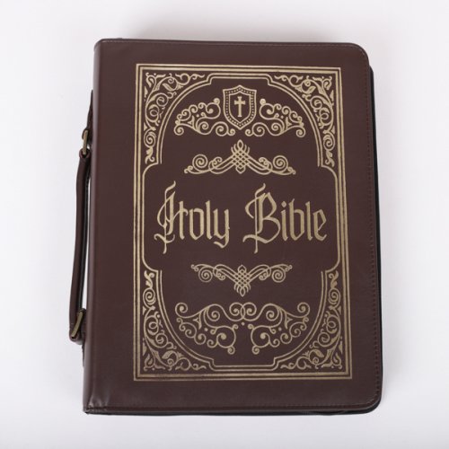 Bible Cover Ornate Gold Holy Bible Imitation Leather XL