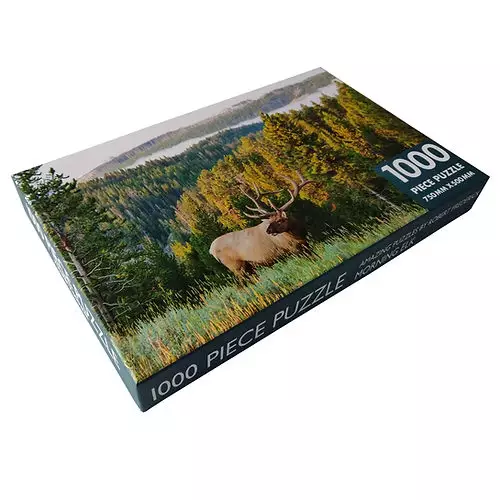 Jigsaw 1000 Pc Rectangular - Morning Elk