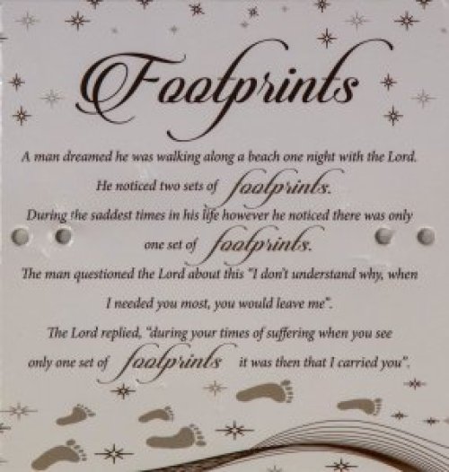 Footprints Beaded Bracelet
