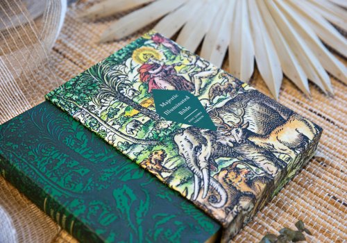 KJV Majestic Illuminated Bible (Emerald Leatherluxe)