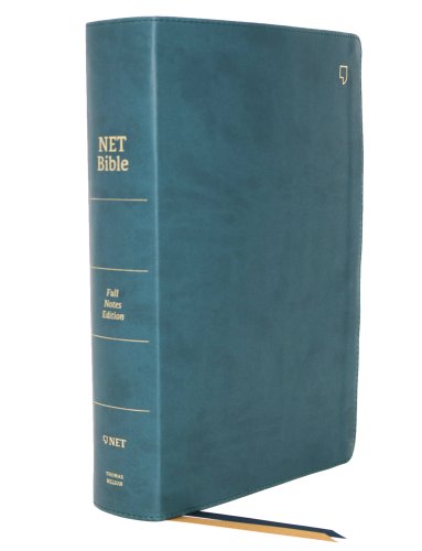 NET Bible, Full-notes Edition, Leathersoft, Teal, Comfort Print