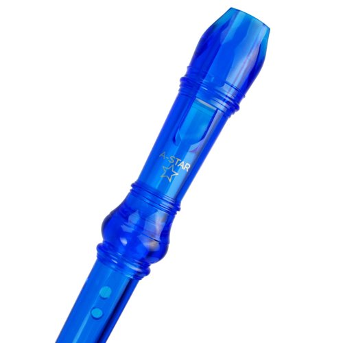 Blue Descant Plastic Recorder