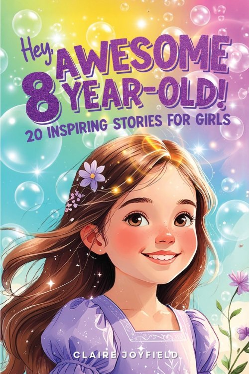 Hey Awesome 8-Year-Old! 20 Inspiring Stories for Girls: Uplifting Tales of Confidence, Courage, Friendship, Kindness, and Believing in Yourself (Hey A