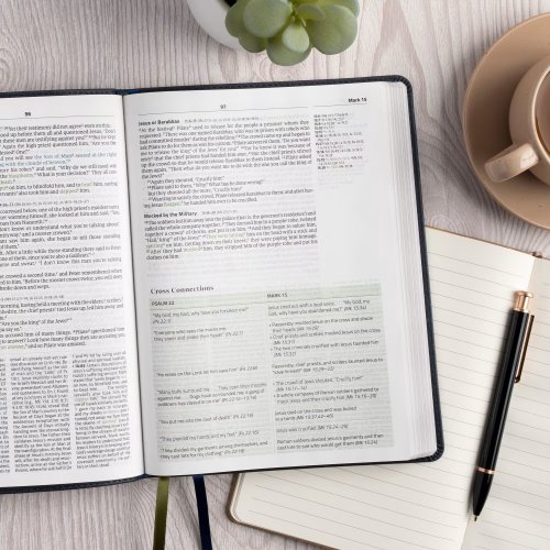 CSB Connecting Scripture New Testament, Slate Leathertouch