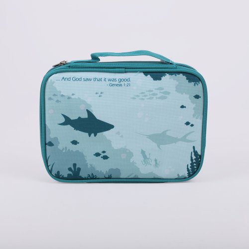 Ocean Canvas Bible Cover - Medium