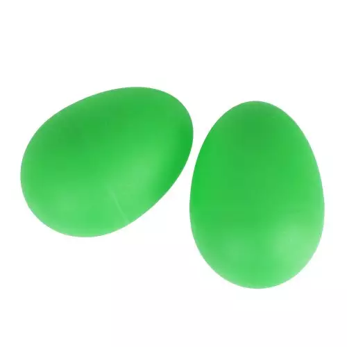 Pair of Green Egg Shakers