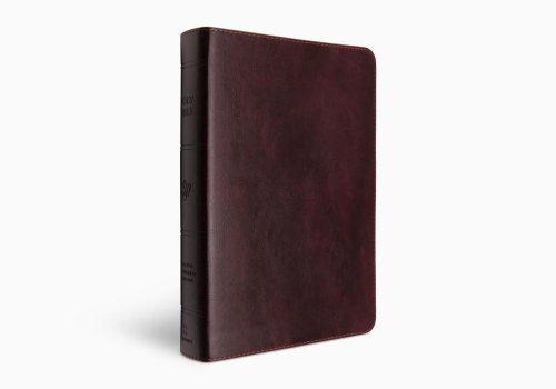 ESV Giant Print Personal Size Bible, Red Letter (TruTone, Mahogany)