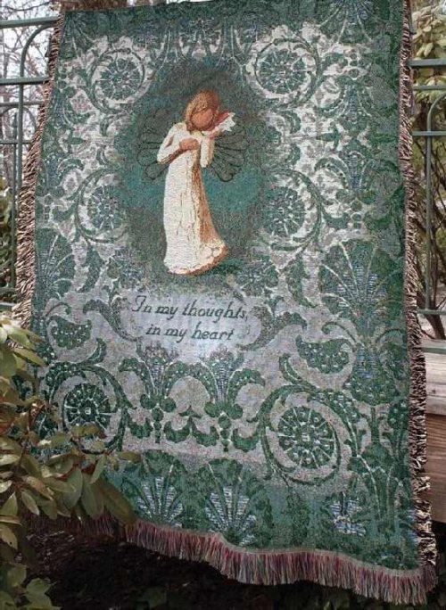Throw-Thinking Of You-Willow Tree-Tapestry (50" x 60")