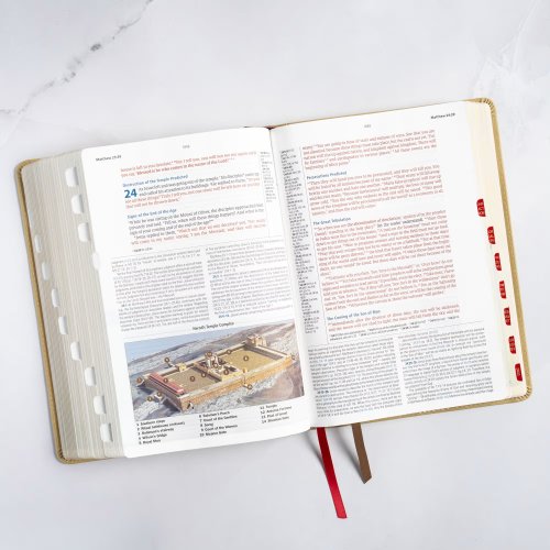 CSB Baker Illustrated Study Bible, Khaki, Indexed