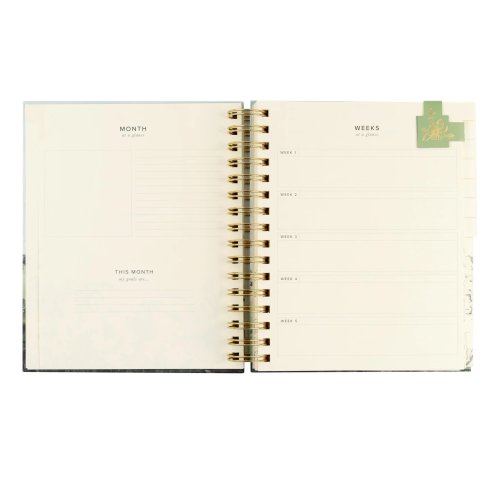 12-Month Undated Planner: Dublin Theme, Spiral