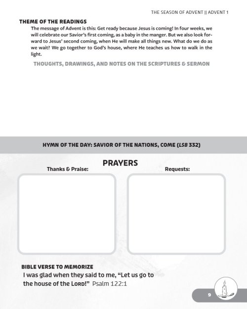 Enduring Grace: A Church Year Journal For Kids (Year A)