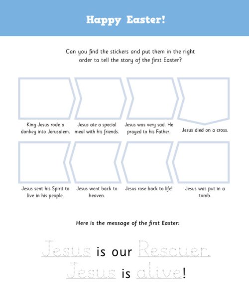 God's Big Promises The First Easter Sticker and Activity Book
