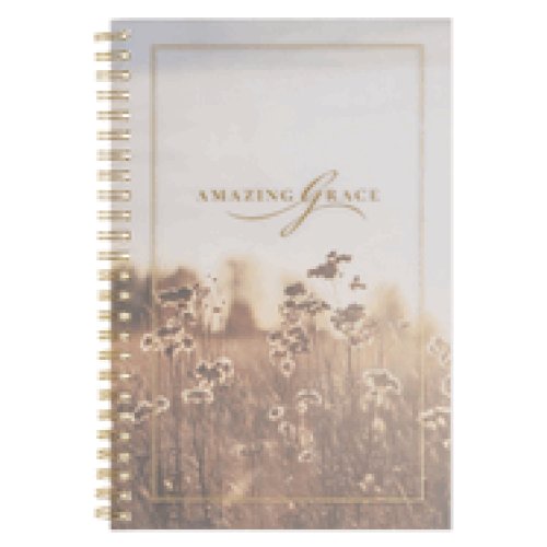 Notebook Spiral PVC Cover Amazing Grace Is. 53:5