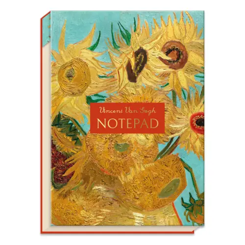 Flip Up Notepad - Van Gogh Sunflowers