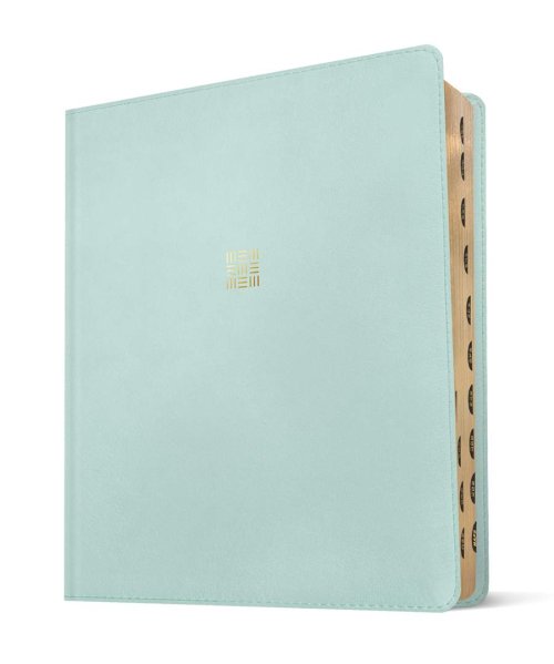 NLT Every Woman's Bible, Journaling Edition, Filament Enabled (LeatherLike, Seafoam Blue, Indexed, Red Letter)