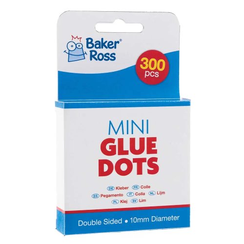 Mini Craft Glue Dots 6mm (Pack of 300)