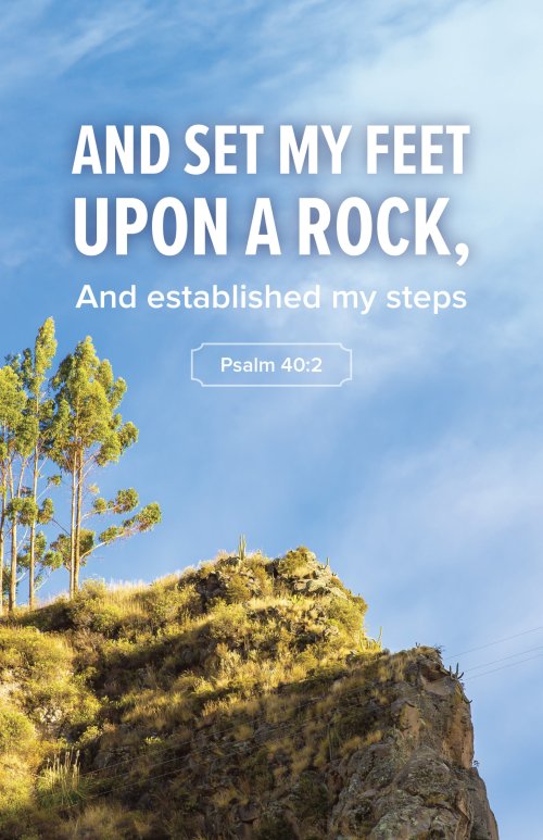 General Worship Bulletin: Set My Feet (Package of 100)