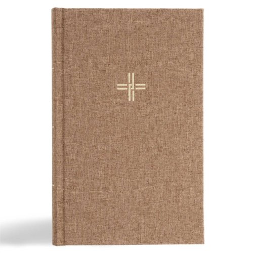 CSB Single-Column Personal Size Reference Bible, Brown Cloth Over Board