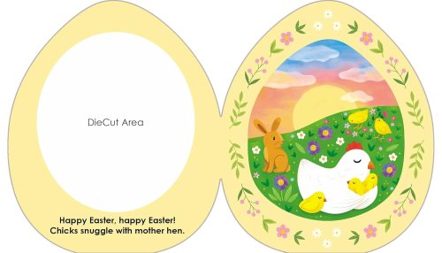 Happy Easter (An Easter Egg-Shaped Board Book)