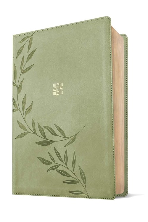 NLT Every Woman's Bible, Filament Enabled (LeatherLike, Olive Branch Green, Red Letter)