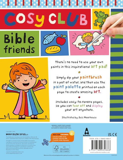 Cosy Club Bible Friends: With a paint palette on every page