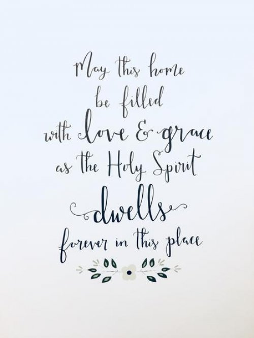 May This Home A4 Print