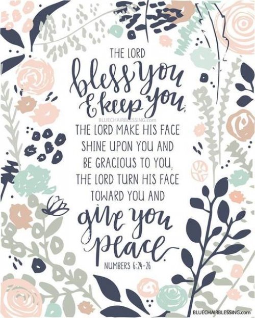 The Lord Bless You A4 Print