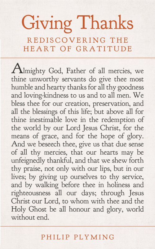 Giving Thanks