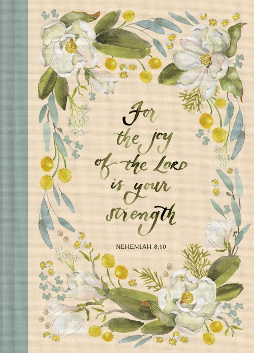 ESV GraceLaced Bible, Journaling Edition (Artwork by Ruth Chou Simons) (Cloth over Board, Nehemiah 8:10 Design, Thumb Indexed)