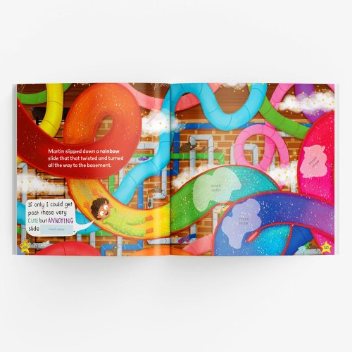 Stickery Stories: Martin And The Mysterious Thingamabobs - Fantasy Adventure Sticker Activity Storybook For 4-8 Year Olds!