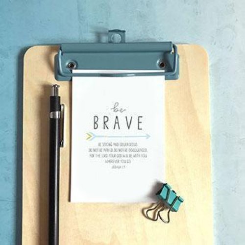 Be Brave (Arrow) Mini Card