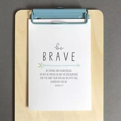 Be Brave (Arrow) A6 Greeting Card
