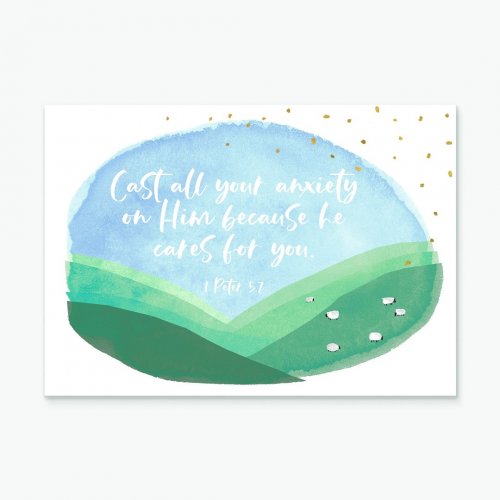 When You Pass Through the Waters Greeting Card