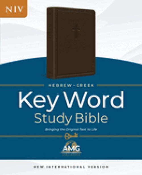 Hebrew-Greek Key Word Study Bible, Brown Goatskin Leather