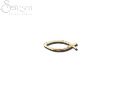 Gold Fish Lapel Pin Pack of 6
