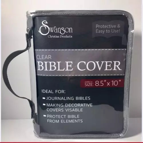 Bible Cover Clear